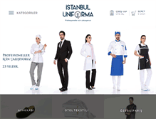 Tablet Screenshot of istanbuluniforma.com